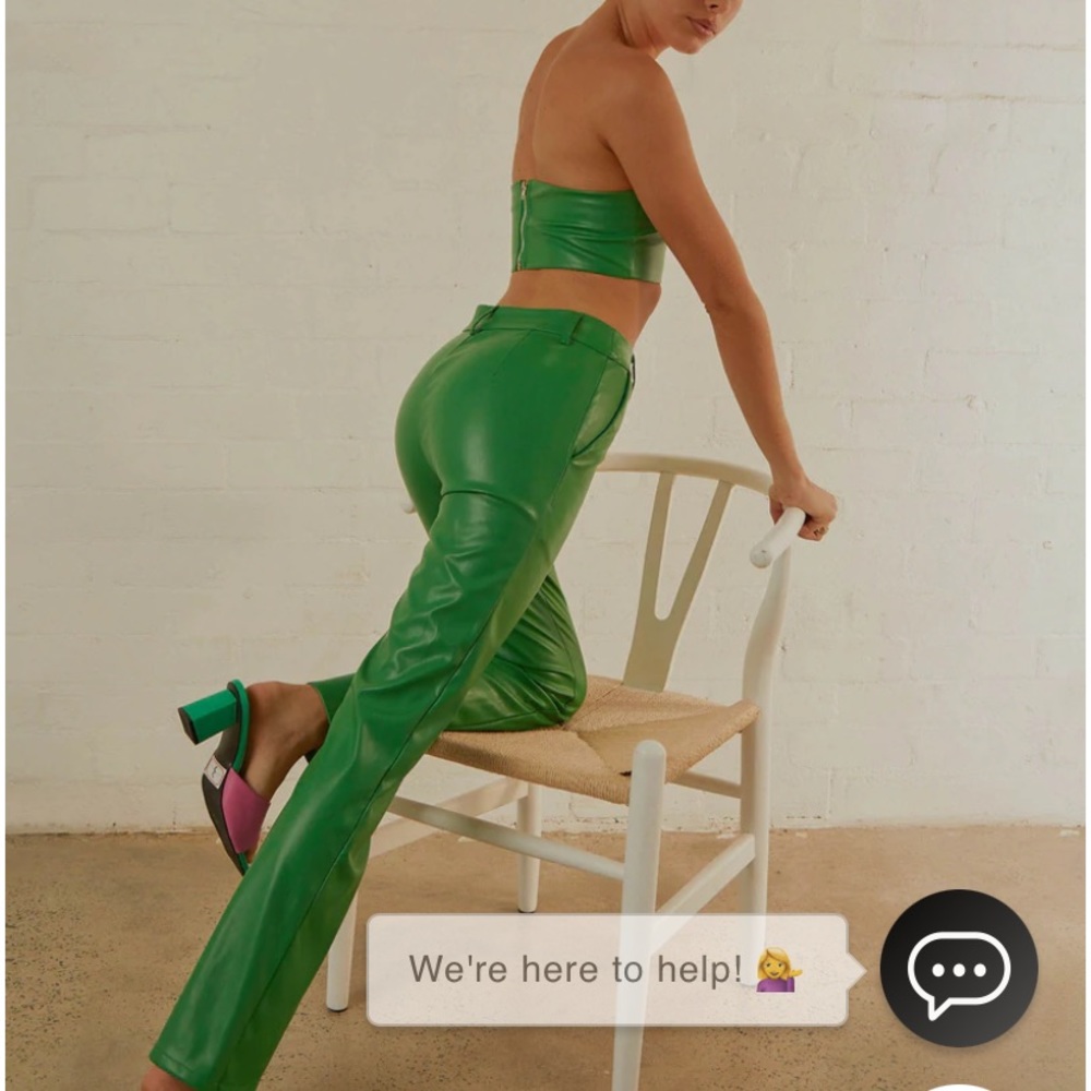 Pepper Mayo LA Style Leather Pants and Top